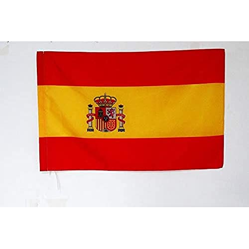 AZ FLAG Bandera Nacional DE Carrera ESPAÑA 90x60cm para Palo - Bandera ESPAÑOLA 60 x 90 cm